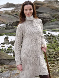 Cheap Merino Wool Flared Coat Women Cardigans, Jackets & Coatigans