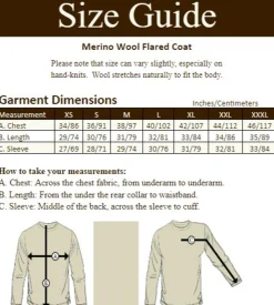 Cheap Merino Wool Flared Coat Women Cardigans, Jackets & Coatigans