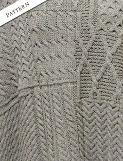 New Merino Wool Patchwork Poncho with Collar Women Ponchos, Capes & Shawls
