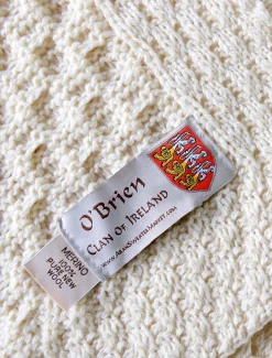 New O'Brien Clan Aran Throw Clan Throws