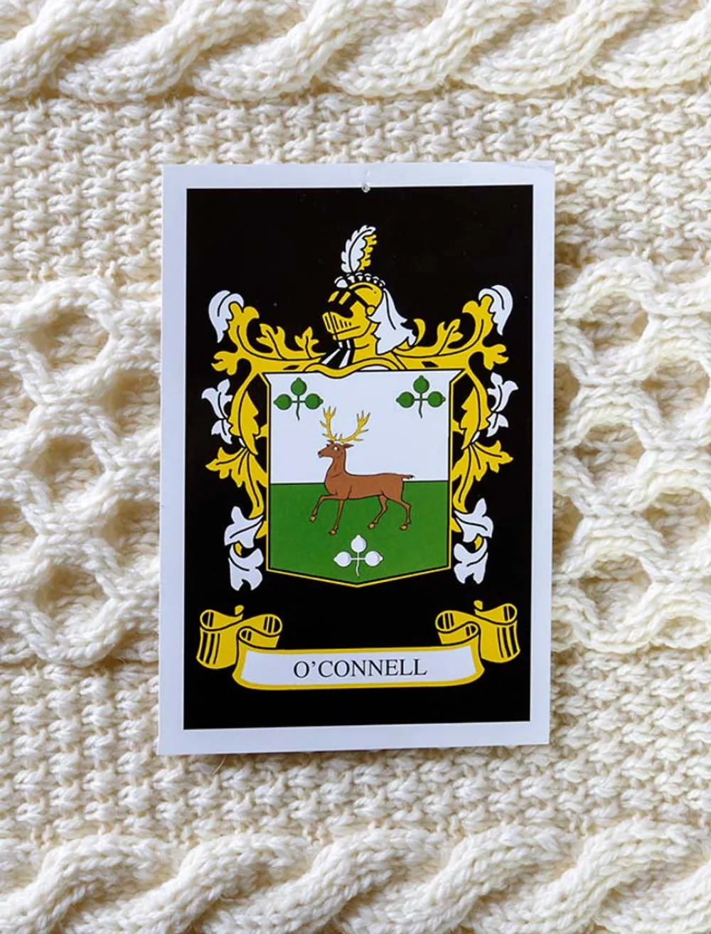 Online O'Connell Clan Aran Throw Clan Throws