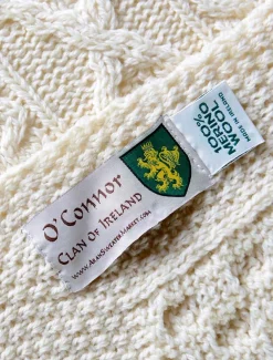 Sale O'Connor Clan Aran Throw Clan Throws