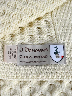 Cheap O'Donovan Clan Aran Throw Clan Throws