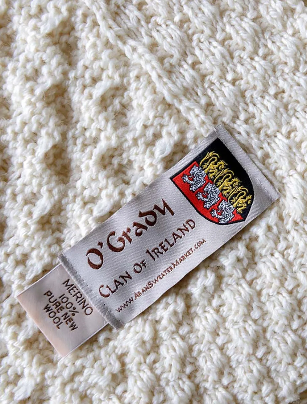 Flash Sale O'Grady Clan Aran Throw Clan Throws