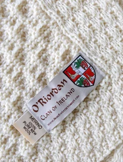 Discount O'Riordan Clan Aran Throw Clan Throws