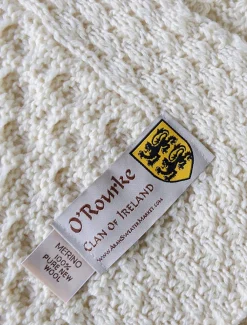 Best O'Rourke Clan Aran Throw Clan Throws