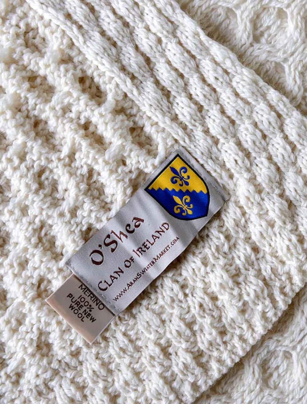 Clearance O'shea Clan Aran Throw Clan Throws