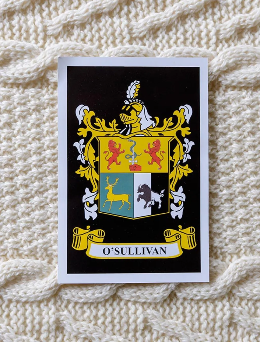 Online O'sullivan Clan Aran Throw Clan Throws