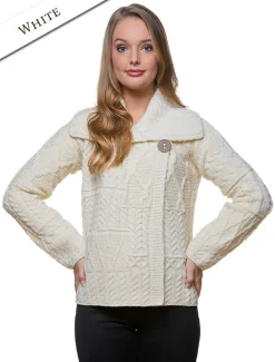 Best Sale Patchwork Cardigan with Collar Women Cardigans, Jackets & Coatigans