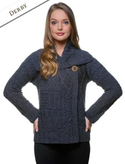 Best Sale Patchwork Cardigan with Collar Women Cardigans, Jackets & Coatigans