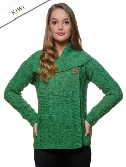 Best Sale Patchwork Cardigan with Collar Women Cardigans, Jackets & Coatigans