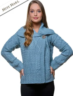 Best Sale Patchwork Cardigan with Collar Women Cardigans, Jackets & Coatigans