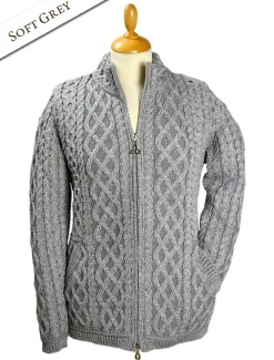 Best Sale Plated Cardigan with Celtic Zip Women Cardigans, Jackets & Coatigans