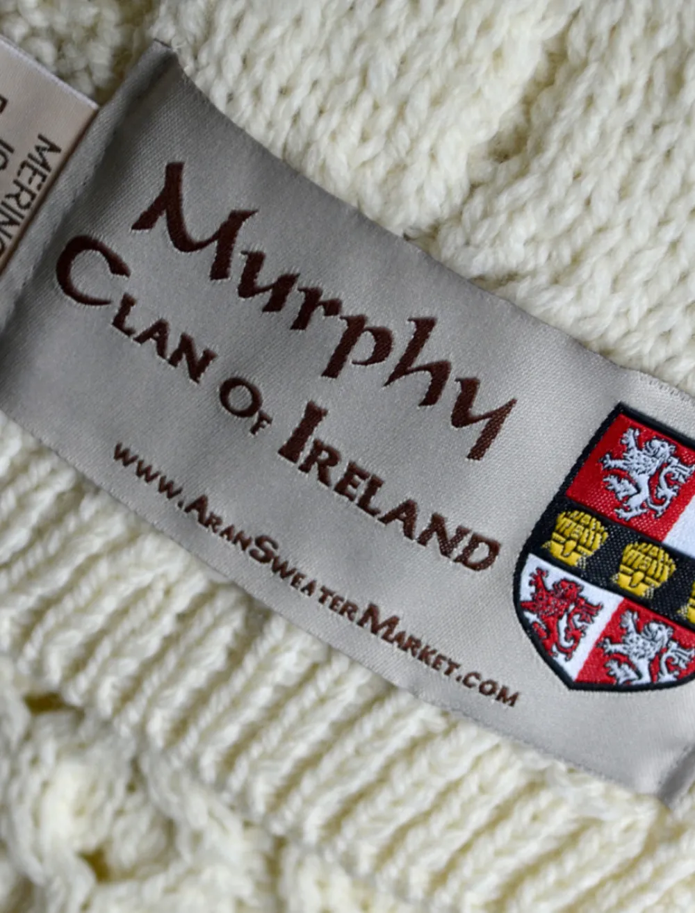Shop Premium ClanAran Scarf - Find Your Clan Women Knitted Wool Scarves|Knitted Wool Scarves
