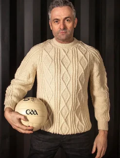 Clearance Premium ClanAran Sweater - Fisherman Sweater Sweaters