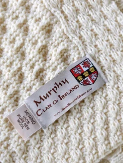 Sale Premium ClanAran Throw - Find Your Clan Knitted Wool Throws