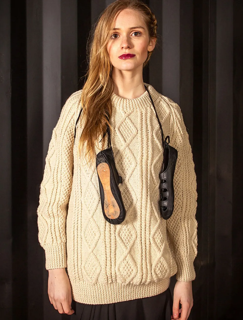 Outlet Premium ClanAran Women's Sweater Women Sweaters