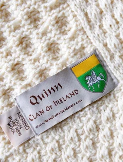 Flash Sale Quinn Clan Aran Throw Clan Throws