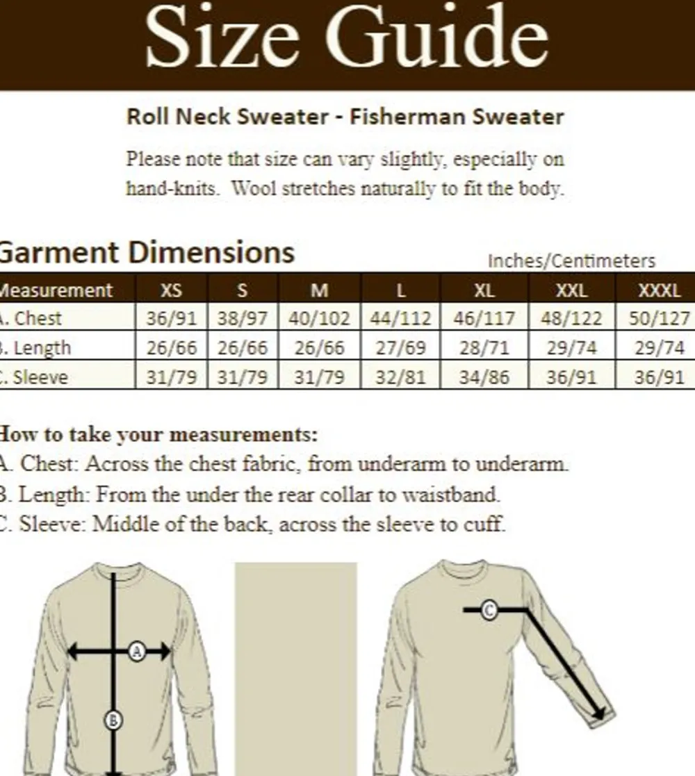 Best Roll Neck Sweater - Fisherman Sweater Sweaters