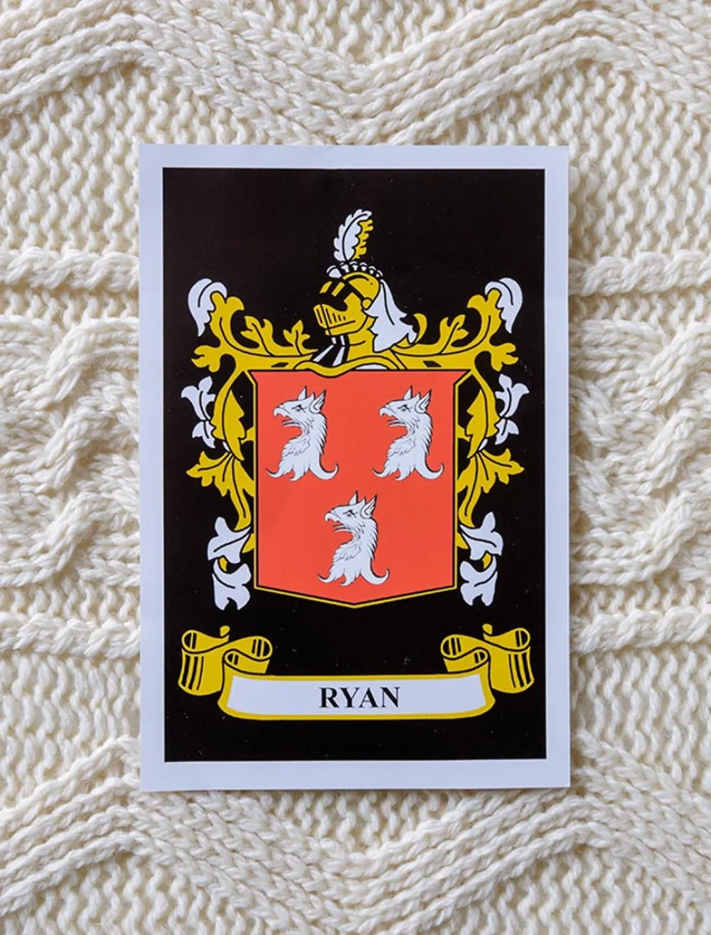 Clearance Ryan Clan Aran Throw Clan Throws