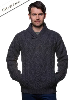Best Sale Shawl Collar Sweater - One Button Fisherman Sweater Sweaters