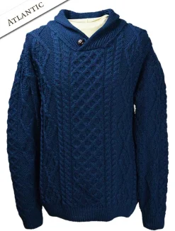 Best Shawl Neck Honeycomb Sweater Sweaters