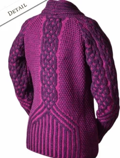 Shop Shawl Neck Two-Tone Merino Cardigan Women Cardigans, Jackets & Coatigans