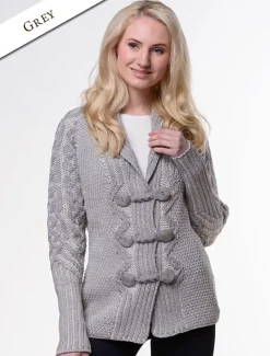 Shop Shawl Neck Two-Tone Merino Cardigan Women Cardigans, Jackets & Coatigans