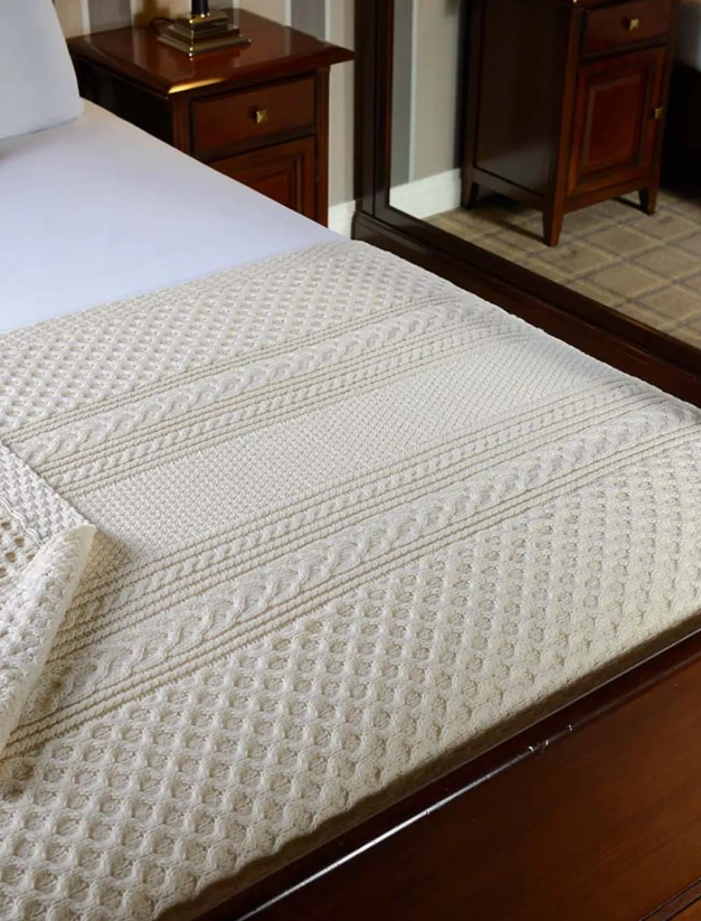 Outlet Sheehan Clan Aran Throw Clan Throws