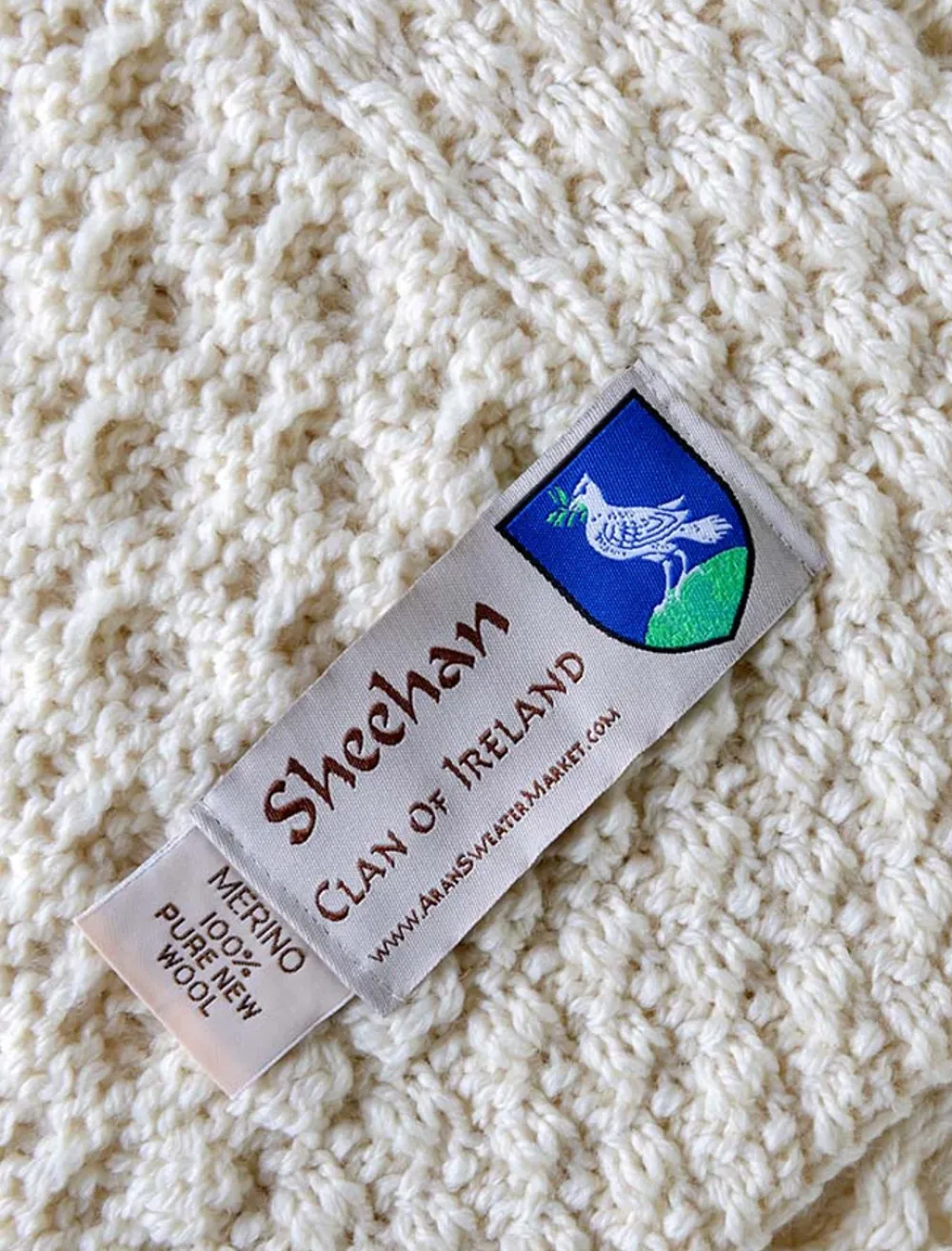 Outlet Sheehan Clan Aran Throw Clan Throws
