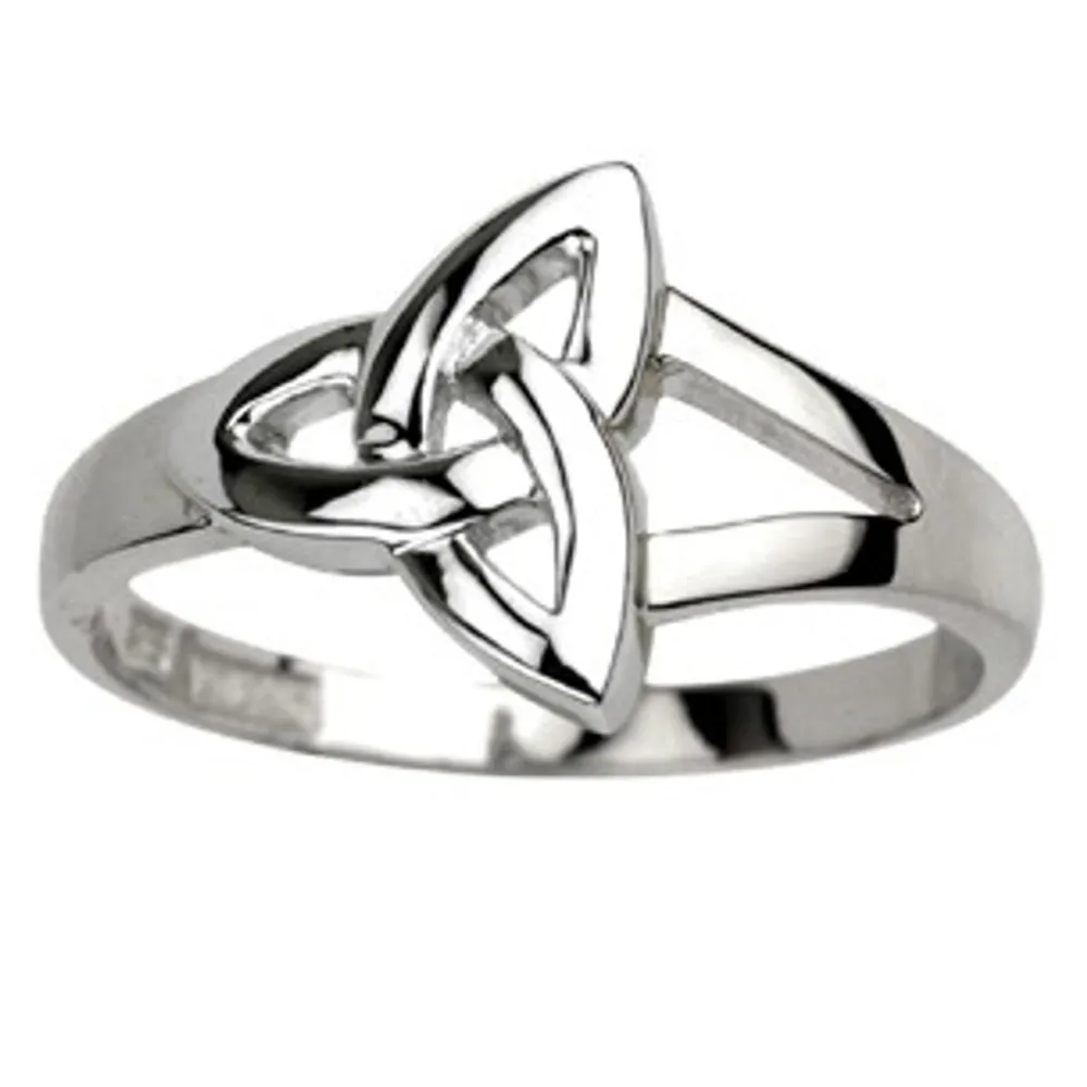 Sale Sterling Silver Plain Trinity Knot Ring Women Jewelry|Jewelry