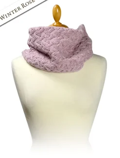 Clearance Super Soft Aran Infinity Scarf Women Knitted Wool Scarves