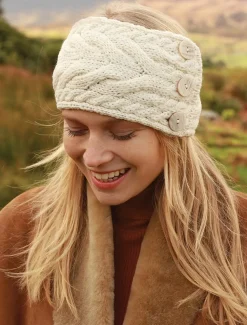 Best Sale Super Soft Cable Stitch Headband Women Caps & Hats