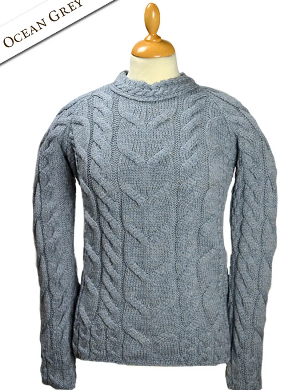 Clearance Super Soft Luxury Cable Knit Aran Women Sweaters