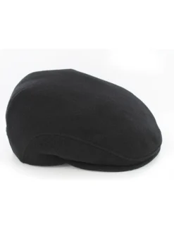 New Trinity Flat Cap - Black Irish Flat Caps