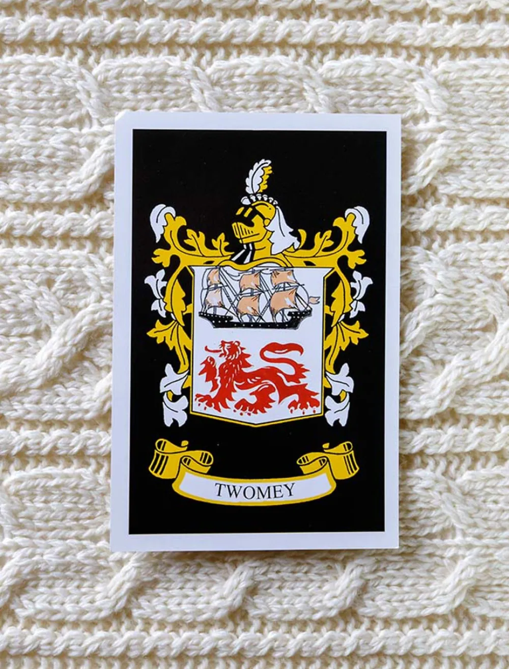 Flash Sale Twomey Clan Aran Throw Clan Throws
