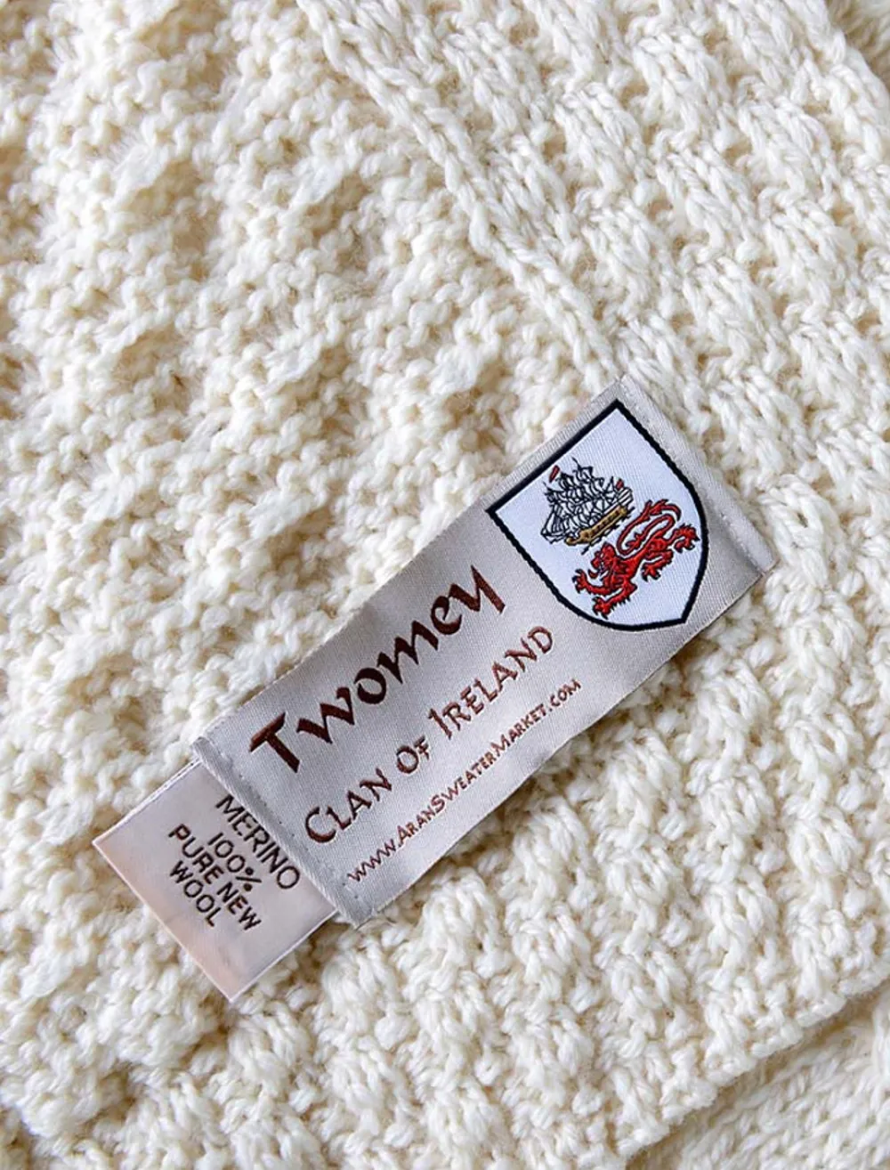Flash Sale Twomey Clan Aran Throw Clan Throws