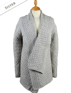 Outlet Waterfall Cable Cardigan Women Cardigans, Jackets & Coatigans