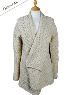 Outlet Waterfall Cable Cardigan Women Cardigans, Jackets & Coatigans