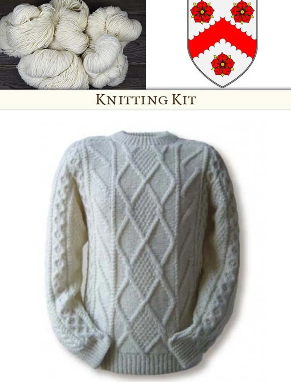 Cheap White Knitting Kit Clan Knitting Patterns And Kits