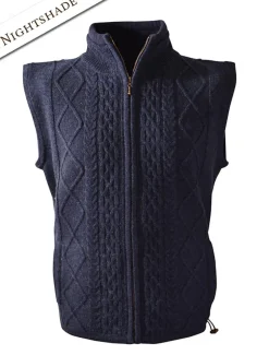 Fashion Windproof Aran Style Bodywarmer Cardigans, Jackets & Coats