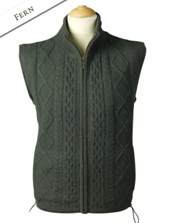 Fashion Windproof Aran Style Bodywarmer Cardigans, Jackets & Coats