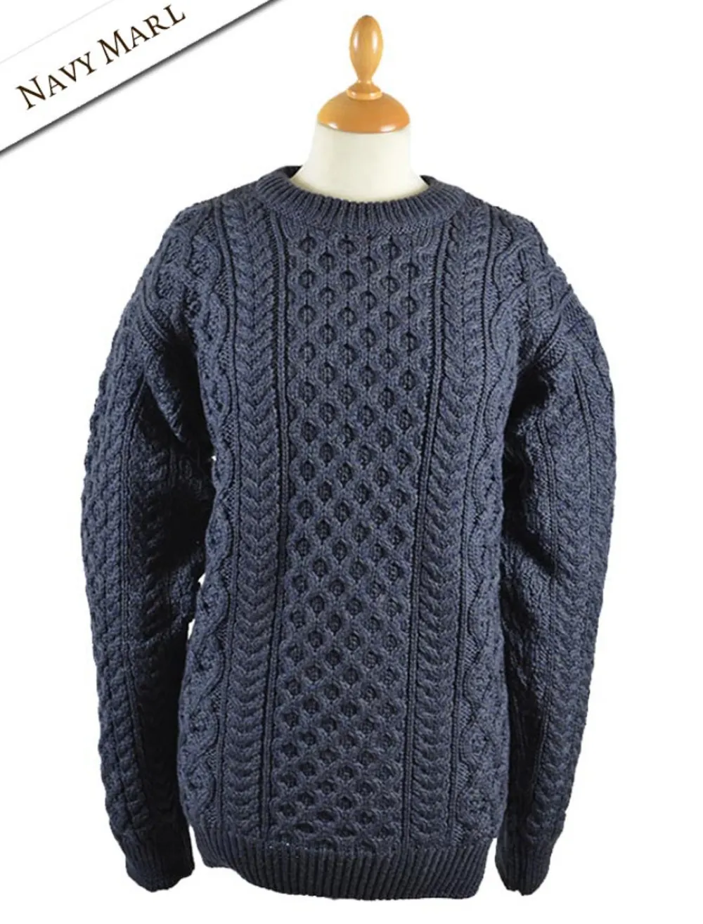 Clearance Women's Heavyweight Merino Wool Aran Sweater Women Sweaters
