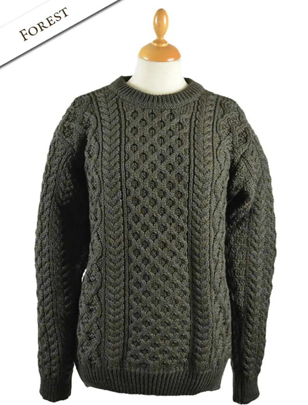 Clearance Women's Heavyweight Merino Wool Aran Sweater Women Sweaters