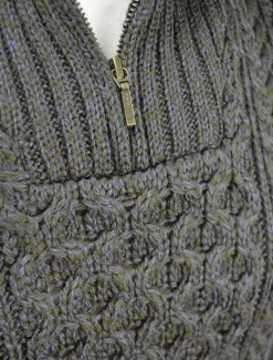 Best Sale Womens Heavyweight Merino Wool Aran Troyer Women Sweaters