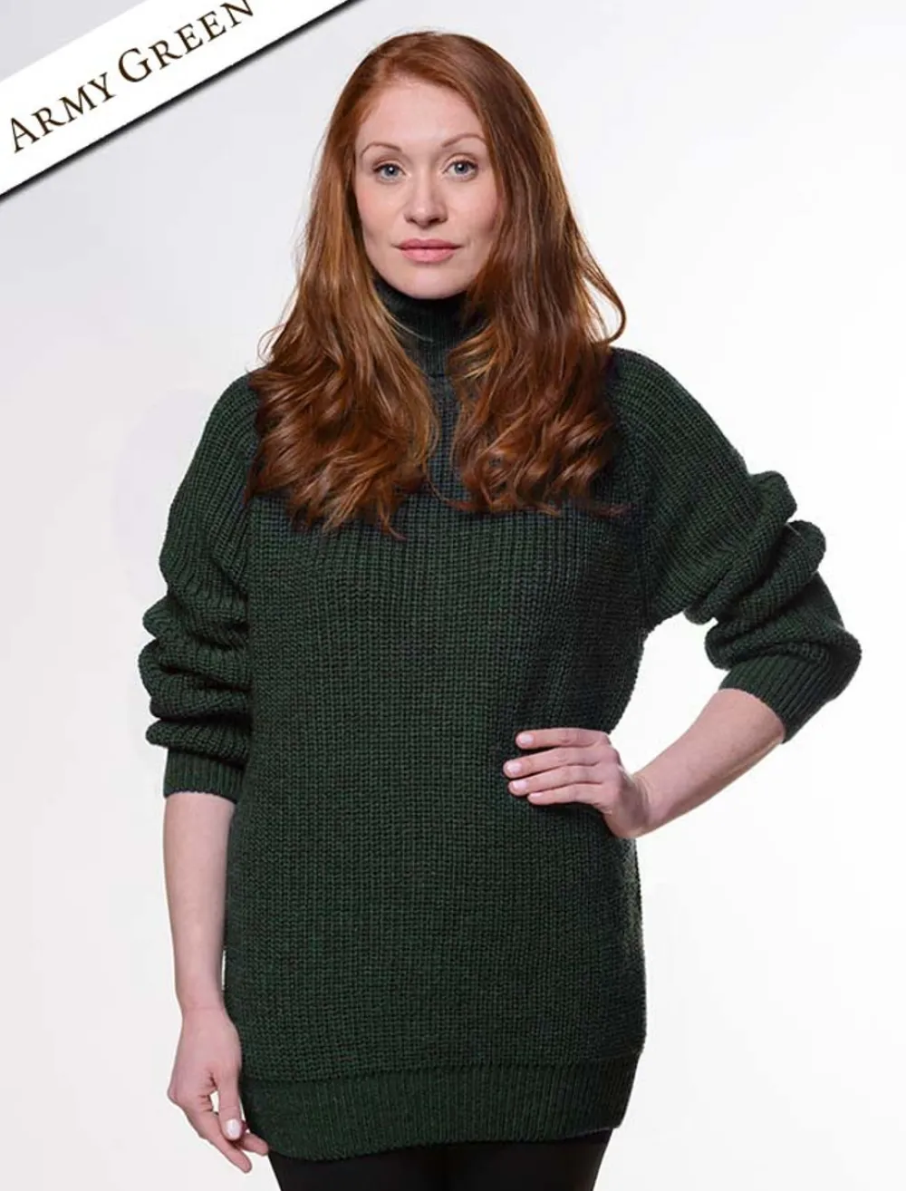 Best Women's Merino Ribbed Turtleneck Sweater Women Sweaters