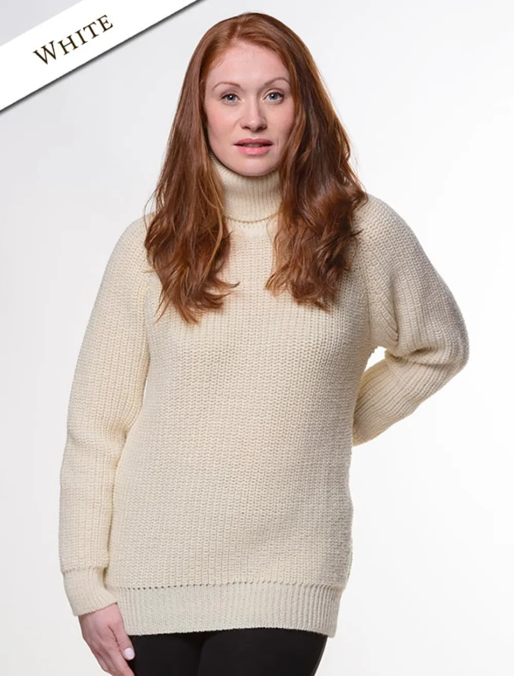 Best Women's Merino Ribbed Turtleneck Sweater Women Sweaters