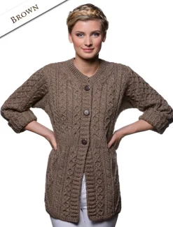 Hot Women's Merino Wool A-Line Fit Cardigan Women Cardigans, Jackets & Coatigans
