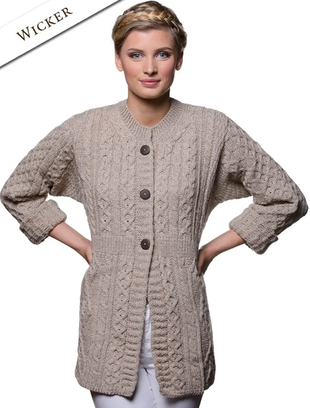Hot Women's Merino Wool A-Line Fit Cardigan Women Cardigans, Jackets & Coatigans