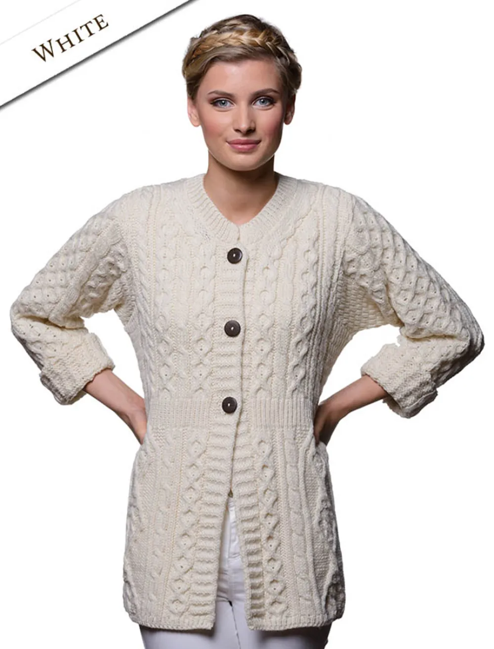 Hot Women's Merino Wool A-Line Fit Cardigan Women Cardigans, Jackets & Coatigans